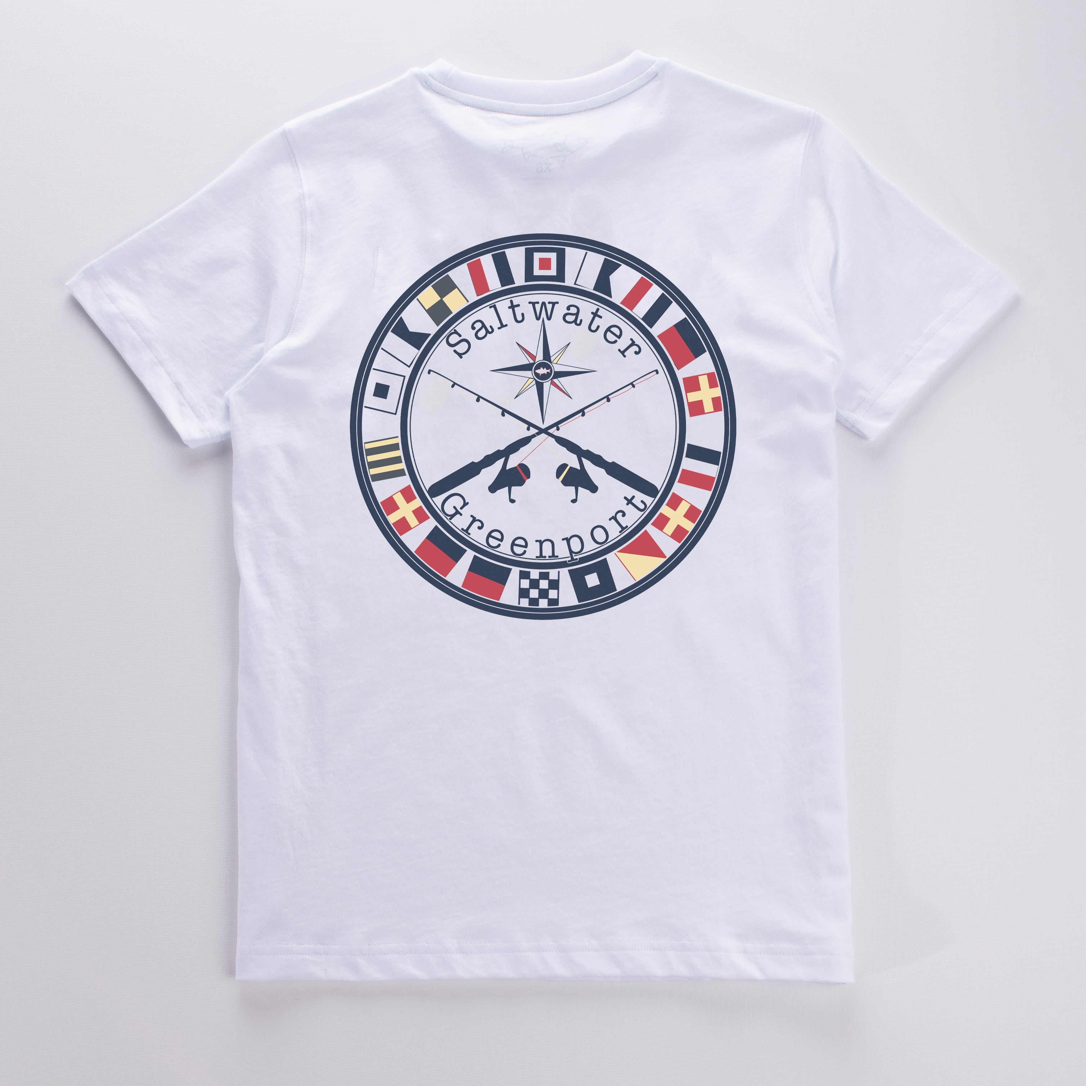 Greenport Locals Short Sleeve Tee Saltwater LongIsland