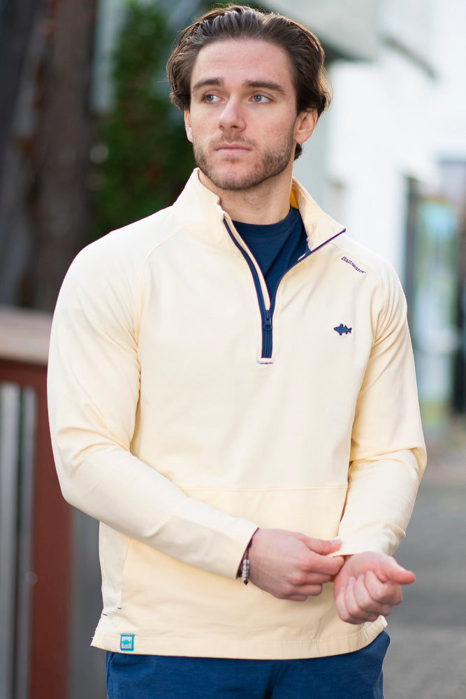 French Terry 1/4 Zip Whaler