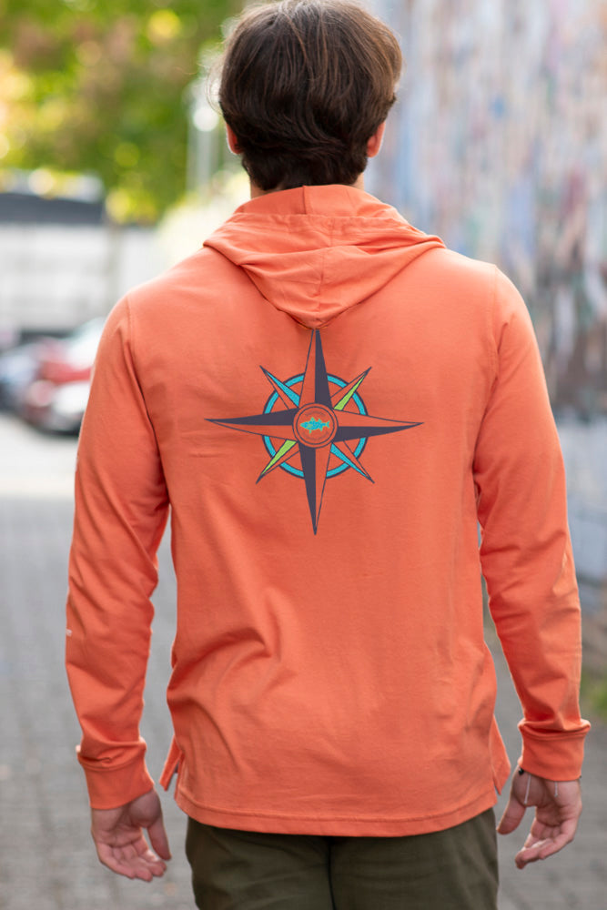 Montauk Compass Hoodie Tee