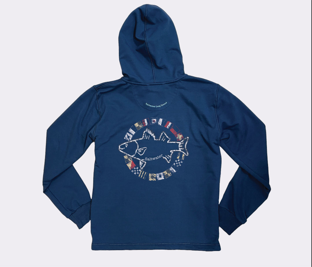 Nautical Flags Pullover Hoodie