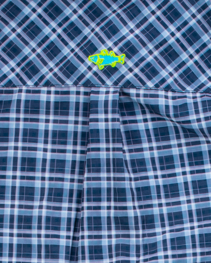 Youth BreezeTech™ Button Down-Blue Haven