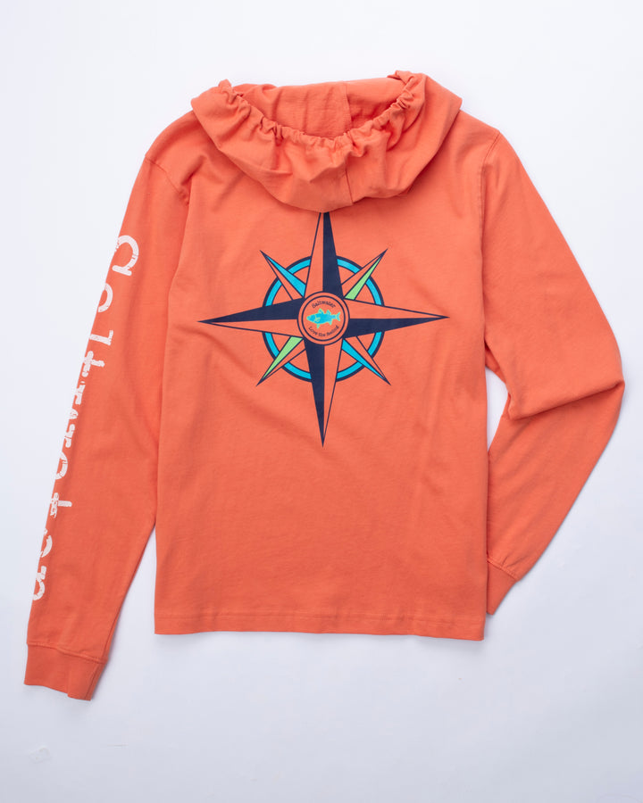 Montauk Compass Hoodie Tee