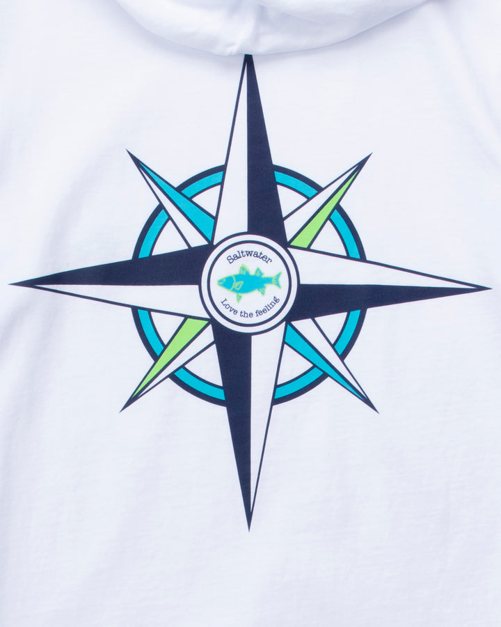 Montauk Compass Hoodie Tee