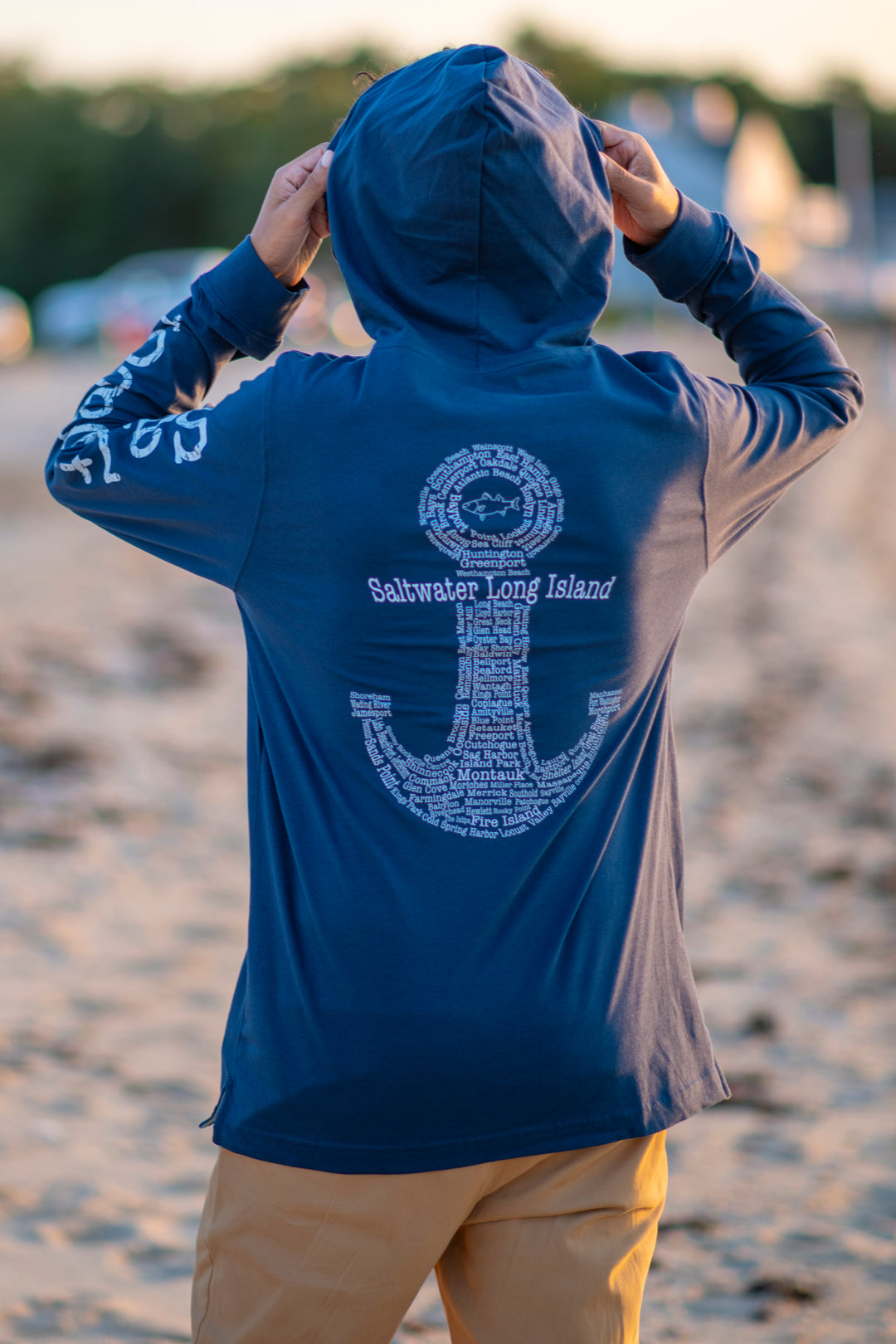 Montauk Anchor Hoodie Tee