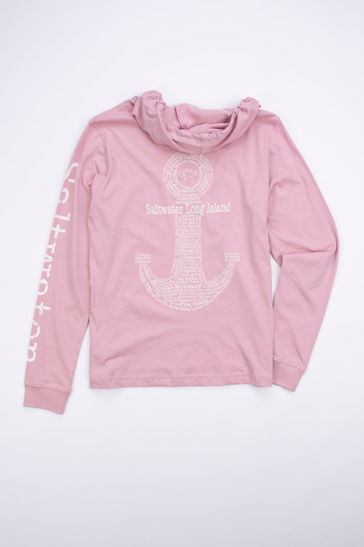 Montauk Anchor Hoodie Tee