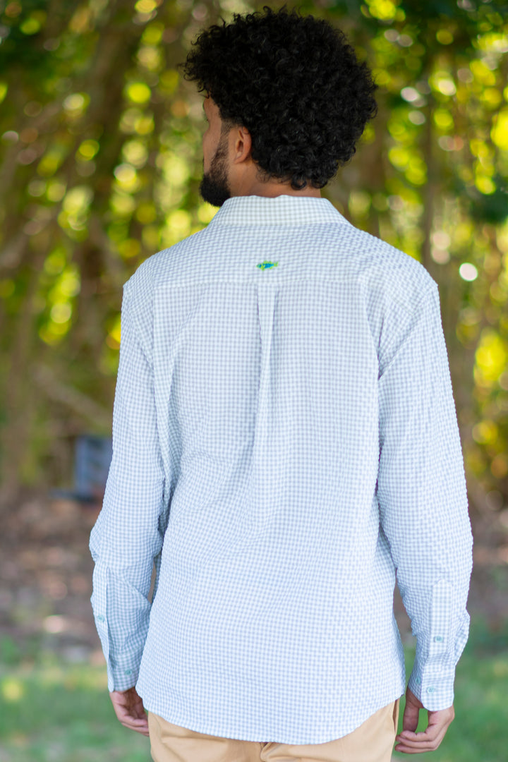 Performance Long Sleeve Button Down Shirt