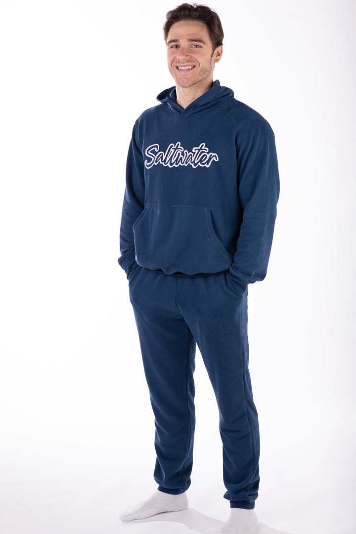 Coastal Navy Vintage Fleece Hoodie & Jogger Bundle