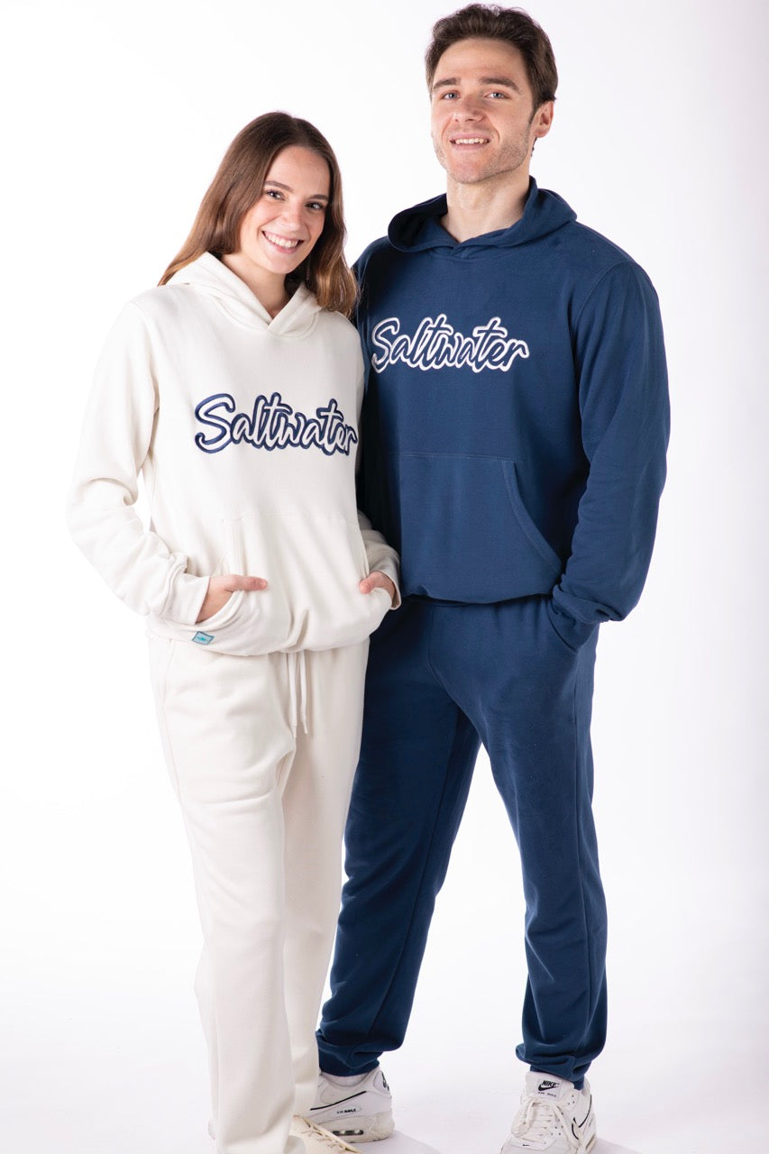 Coastal Navy Vintage Fleece Hoodie & Jogger Bundle