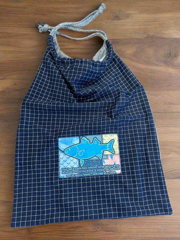 Recycled Drawstring Bag