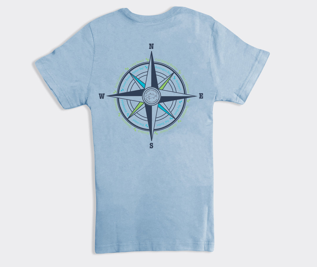 Nautical Compass Short Sleeve Tee