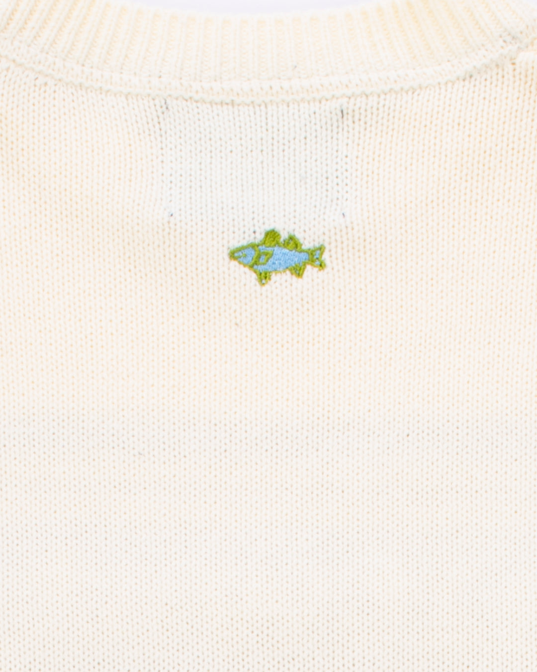 Saltwater Varsity Sweater -Sand Dollar