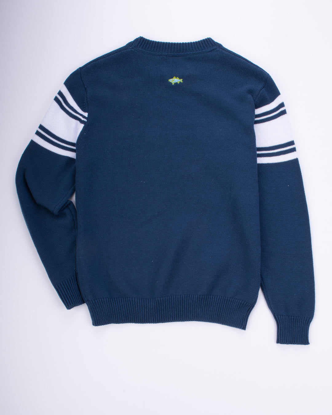 Saltwater Varsity Sweater-Coastal Navy
