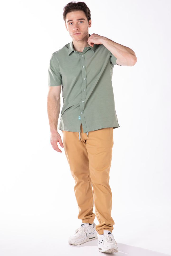 Beach to Boat Short Sleeve Button Down