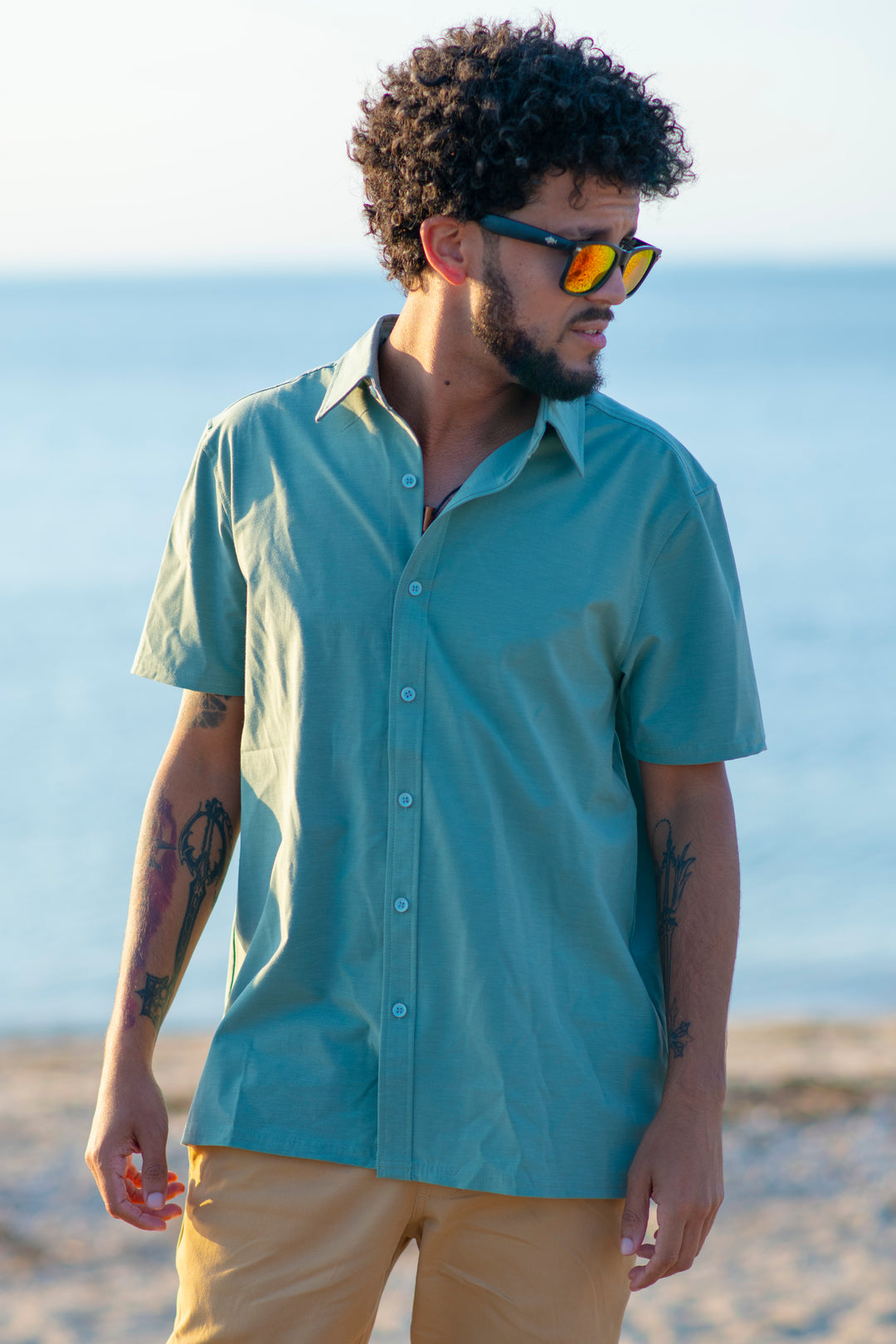 Beach to Boat Short Sleeve Button Down